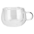 thumbnail image 1 of Taza transparente, 150 ml, taza de vidrio de doble capa, taza de vidrio de doble capa, taza ultra sensible, 1 of 12