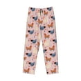 thumbnail image 6 of Uemuo Funny Chicken Pattern Men's Wide Leg Palazzo Lounge Pants with Pockets Light Weight Loose Comfy Casual Pajama Pants-X-Large, 6 of 9