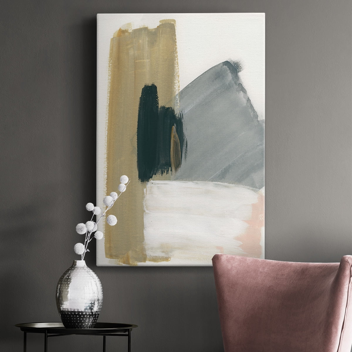 Marble Block Symmetry II Premium Gallery Wrapped Canvas - Ready to Hang