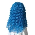 thumbnail image 3 of Peluca de cosplay azul rizado de 65 cm resistente al calor para niñas, 3 of 3