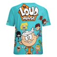 thumbnail image 6 of The Loud House T-Shirt for Women Casual Printed Tee Stylish Soft Graphic Shirts Top Short-Sleeve Outfit 4XL, 6 of 8