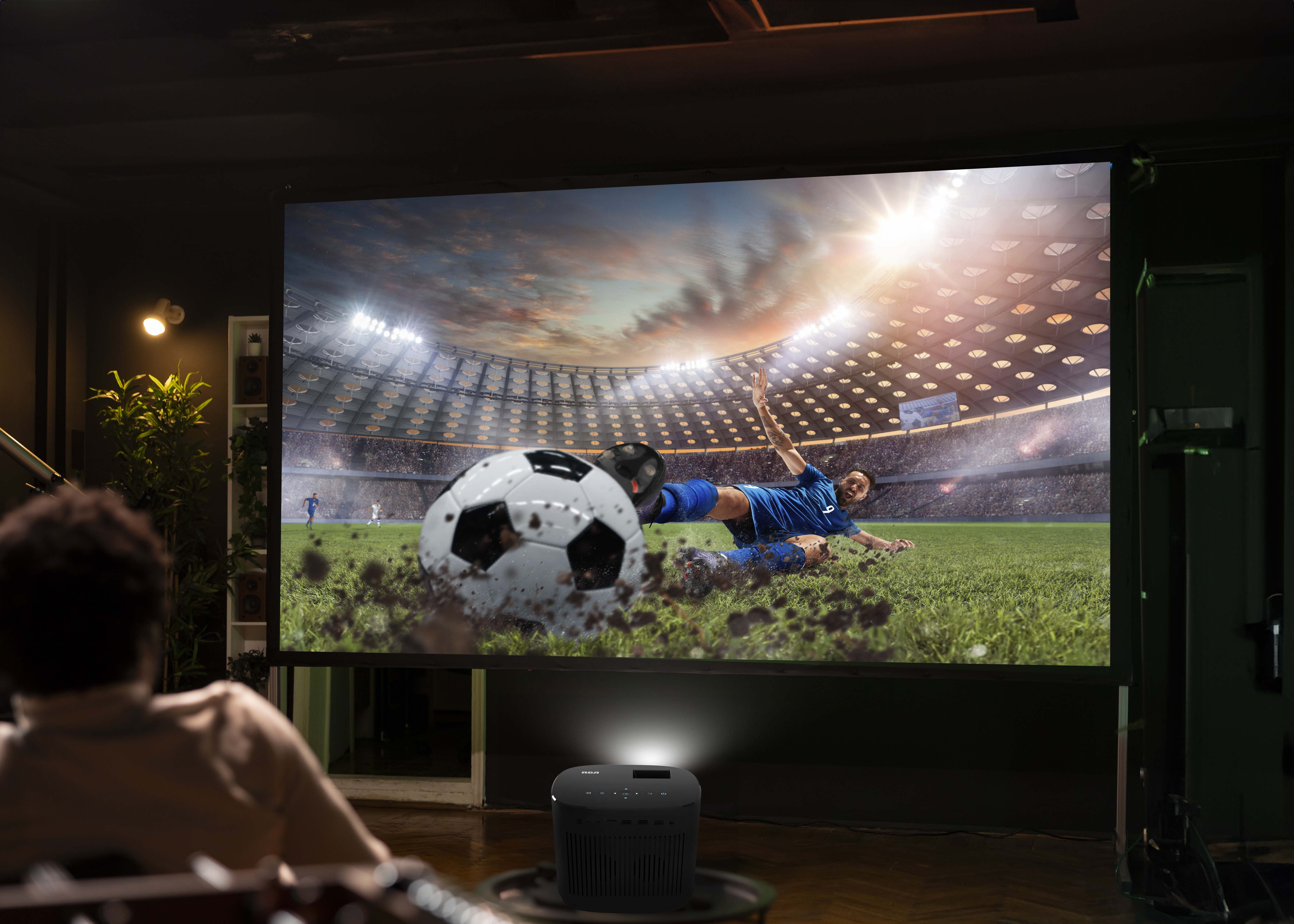 RCA Home Theater Projector RPJ181, 720P, Aspect Ratio 16:9/4:3, 120 ANSI Lumens