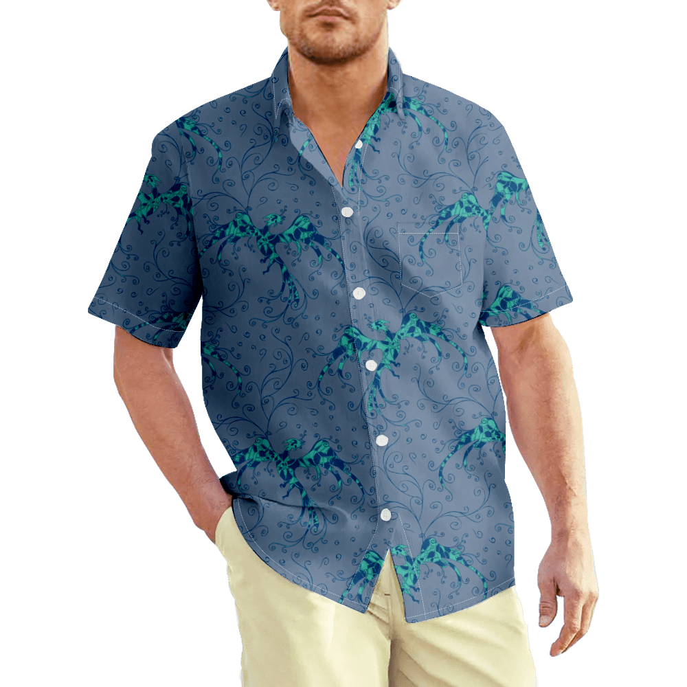 Hawaiian Shirt for Men,Paisley Graphic Daily Casual Tops Basic Fashion ...