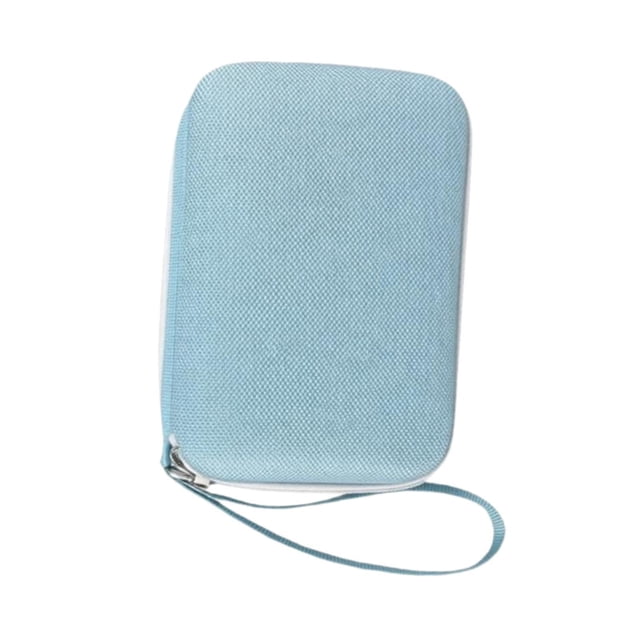 TISHITA Sac de Rangement pour Médicaments Double Fermeture Éclair Étui Compact pour Maison Sport Extérieur Bleu Clair