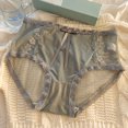 thumbnail image 3 of Lencería de cintura alta para mujer, ropa interior sexy de talla grande, bragas transparentes para Realce de glúteos, bragas de ajuste abdominal, 3 of 5