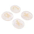 thumbnail image 2 of Piedras de runa JAAS chakra cristal curativo portátiles Piedra bruja meditación equilibrio Reiki blanco, 2 of 5