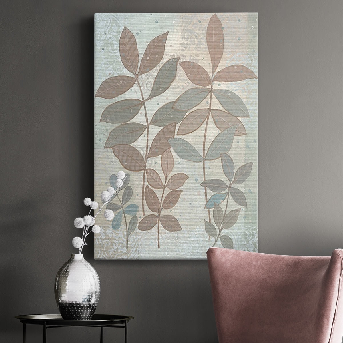 Leaf Cluster II Premium Gallery Wrapped Canvas - Ready to Hang