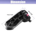 thumbnail image 3 of Unique Bargains Right Side Front Bumper Mounting Support Bracket No.622216CT0A for Nissan Altima 2019 2020 Black, 3 of 7