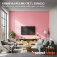 thumbnail image 4 of Papel Tapiz Tipo Piedra Con Adhesivo De 35X38CM Revestimiento Decorativo Para Cubierta De Mueble Encimera Cocina Estante Puertas Paredes Decoracion Hogar (Rosa), 4 of 7