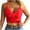 Red, variant on Utoimkio Vest Crop Wireless Bras for Women No Underwire Lace Full Coverage Bras for Women Comfort Breathable Everyday Bras
