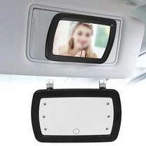 Sun Visor Vanity Mirror Portable 6 LED Lighted Clip-On Car Interior makeup Shade