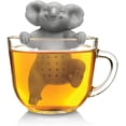 thumbnail image 4 of Genuine Fred, Koala-Tea, Koala Reusable Silicone Tea Infuser, Gray, Fun Gift for Tea Lovers, Clever Kitchen Gadget, 4 of 6