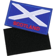 2 Pcs Decor Flags Patches for Jeans Embroidered Patch Convenient Flag Stickers Scottish Patch Banner Fine Polyester