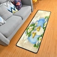 thumbnail image 3 of SKYSONIC 2'X6' Vintage Easter Egg Runner Rug with Rubber Backing, Decorative Floral Non Slip Entryway Rug Runner Washable Soft Area Rug Carpet for Hallway Bedroom Kitchen Decor, 3 of 6