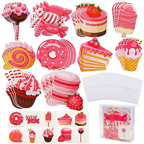 40pcs Valentines Greeting Cards for Kids, Valentines Day ...