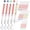 Multicolor 2, variant on 20Pcs Long Nib Marker Pens with Deep Reach Tip Fine Point Fast Dry Deep Hole Marker Pen Construction Marker for Use,Black