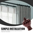 thumbnail image 3 of OULII Curtain Decor Supplies Plastic Rod Head Plugs 26-28mm Diameter For Rod Ends (), 3 of 4
