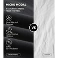 thumbnail image 2 of DAVID ARCHY Men's Undershirts Micro Modal Ultra Soft T-Shirts Stretch Moisture-Wicking Crewneck/V-Neck Tees for Men, 3-Pack, 2 of 5