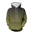 thumbnail image 3 of QUINDOS Mens Sweatshirts Gradient Color Mens Hoodies Quarter Zip up Long Sleeve Casual Pullover Tops Kangaroo Pocket, 3 of 5