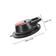 thumbnail image 4 of OULII Outdoor Camping Canopy Suction Cup Black ABS Heavy Duty Hook 1Pack, 4 of 8