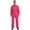 Hot Pink, variant on Men's Wear Resistant Coveralls Trun-Down Collar Button Up Work Overalls Workshop Uniforms Black S