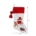 thumbnail image 2 of Holiday time Skiing Dog Stocking,20 inch,multi colour, 2 of 4