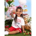 thumbnail image 3 of Wonder Nation x Hello Kitty Toddler Girls Graphic Tee with Short Sleeves, Sizes 12M-5T, 3 of 7