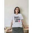 thumbnail image 1 of Today Is a Wonderful Day. A Colorful Graffiti-Themed Valentine'S Day Short-Sleeve T-Shirt for Women, Casual And Stylish, Comfortable Gift for All Seasons, Women'S Clothing For Adult, Men, Women, Teen, 1 of 4