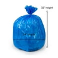 thumbnail image 6 of Colonial Bag Corporation Recycling Bags, Blue, Unprinted, 15 gal, 250 Ct, 6 of 6