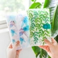 thumbnail image 4 of LCXmlly Card Binder Large Capacity Card Album 240 Pockets Snap Button Flower Leaf Butterflies Printed Transparent Waterproof, 4 of 5