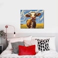 thumbnail image 6 of General Cow Canvas Wall Art Print Pictures for Kitchen Bedroom 16x20in, 6 of 8