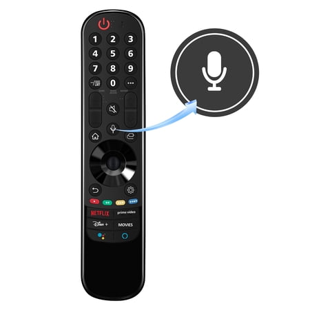 Vinabty MR21GA Replaced Remote Control Fit for LG TV OLED55C1 OLED83C1PUA OLED65B1PUA 65UP7700PUB MFL71752812 OLED55A1AUA