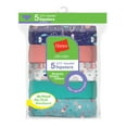 thumbnail image 1 of Hanes Girls Ultimate Cotton Stretch Hipsters 5-Pack, 12, Assorted 1, 1 of 1