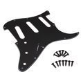 thumbnail image 3 of Pickguard kusrkot Pick tornillos de montaje para guitarra eléctrica Black Negro, 3 of 8