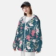 thumbnail image 3 of Sikiie Lilies Flowers Print Adult Sun Protection Hoodie, Long-sleeved Quick-drying Sun Protection Clothing, Suitable for Fishing, Swimming and Outdoor Activities-Medium, 3 of 7