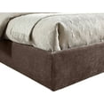thumbnail image 6 of Meridian Furniture Adam Brown Chenille Fabric Full Bed, 6 of 10