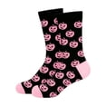 thumbnail image 2 of Trgacdwlo Halloween Crew Socks, Fuzzy Warm Soft Fleece Holiday Pattern Knit Socks Cozy Winter Home Sleeping Socks for Men Women, Fun Novelty Gift, 2 of 7