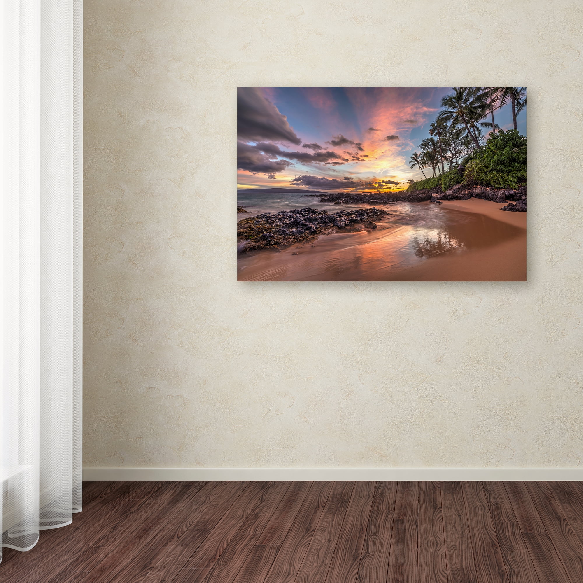 Pierre Leclerc 'Hawaiian Sunset Wonder' Canvas Art