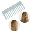 thumbnail image 5 of Unique Bargains 1 Pc Marble Pattern Hair Comb Acetate Sheet Pink, Blue, 5 of 5