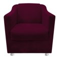 thumbnail image 2 of Set de puff y sillón Tilla B - Vino WEIK Tilla, 2 of 5