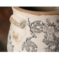 thumbnail image 3 of Planters for Indoor Outdoor Plants, Vintage Ceramic Pots for Plants, Rustic Tuscan Planter & Decor, Plant Pots Indoor with Drainage Hole, 6.68in. Flower Pot for Indoor Plants, Rustic Grey, 3 of 15