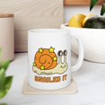 thumbnail image 3 of Snailed It Funny Dad Joke Ceramic Coffee Mug 11oz, 3 of 5