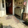 thumbnail image 1 of Patriotic 4th Of July Doormat Set USA Flag Star Non Slide Welcome Mat For Independence Day Front Door Entryway Decor, 1 of 6