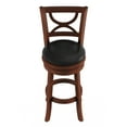 thumbnail image 5 of Lavish Home High Back Counter Height Stool – 29-Inch Bar Chair, Brown, 5 of 9