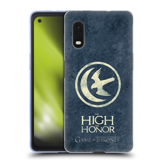 Head Case Designs Officially Licensed HBO Game of Thrones Dark Distressed Look Sigils Arryn Soft Gel Case Compatible with Samsung Galaxy Xcover Pro
