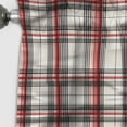 thumbnail image 4 of Designart "Paisley Plaid With Rustic Charm" Plaid Blackout Curtain Panels, 4 of 4
