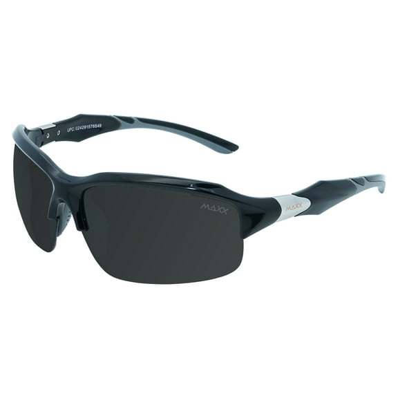 Maxx Eyewear Surge Sport Sunglasses with Flexible Temples and Smoke Lens