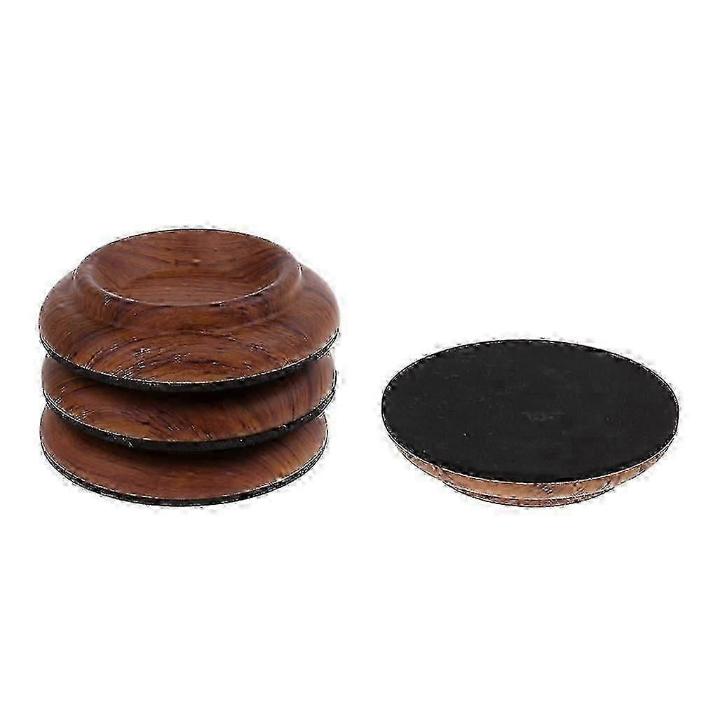 4pcs Piano Caster Cups Furniture Round Wheel For Upright Grand Pianos #