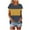 Navy, variant on Uner 10$!Summer Plus Size Tops for Womens 2025 Fashion Casual Short Sleeve Round Neck Print Ladies Blouse