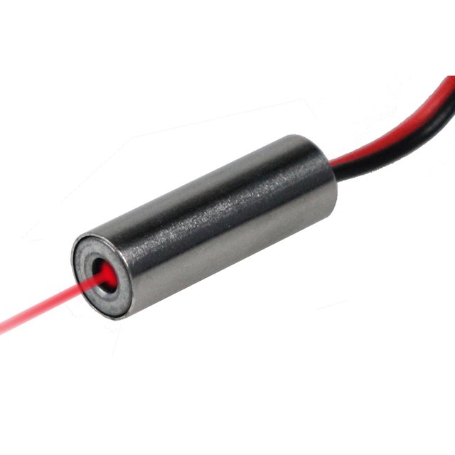 Module Laser à Points Rouges Économique, 650 Nm, Classe 2, Moins de 1 MW, avec Pilote APC, Tension de Fonctionnement 2,6-6 V, D7x21 mm, VLM-650-03 LPT, Tête Laser, Fabriqué à Taïwan
